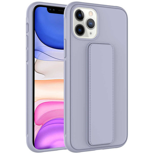 iPhone 11 Pro Max Uyumlu NVTH Qstand Kılıf-Gri