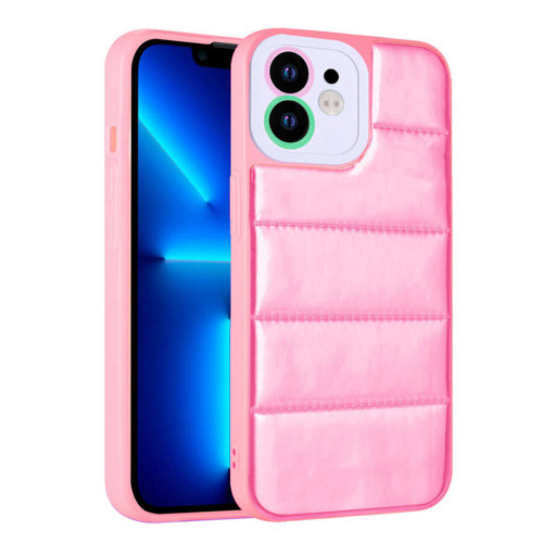 iPhone 11 Uyumlu Kamera Korumalı AiHTTgli Renkli NVTH Seksek Kılıf-Pembe