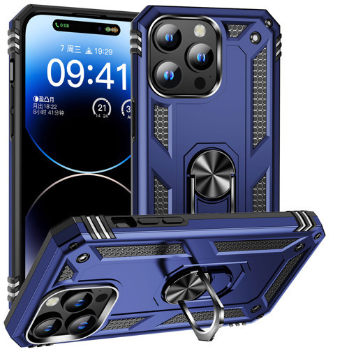 iPhone 15 Pro Uyumlu NVTH Vega Kılıf-Mavi