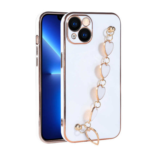 iPhone 13 Uyumlu NVTH Kalbim Kılıf-Beyaz
