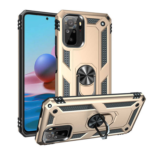 Redmi Note 10 Kılıf NVTH Vega Kapak - Gold