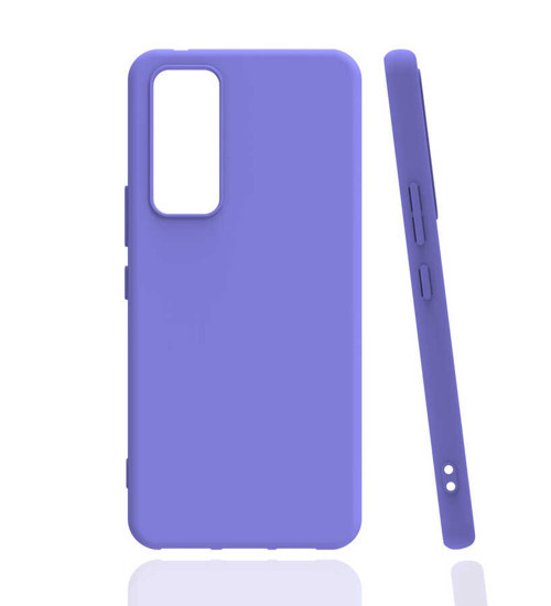 Vivo Y70 Kılıf NVTH Biye Silikon - Lila