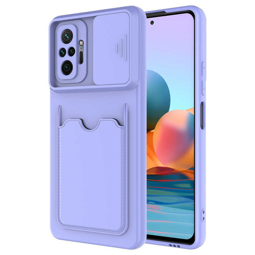 Redmi Note 10 Pro Kılıf NVTH Kartix Kapak - Lila