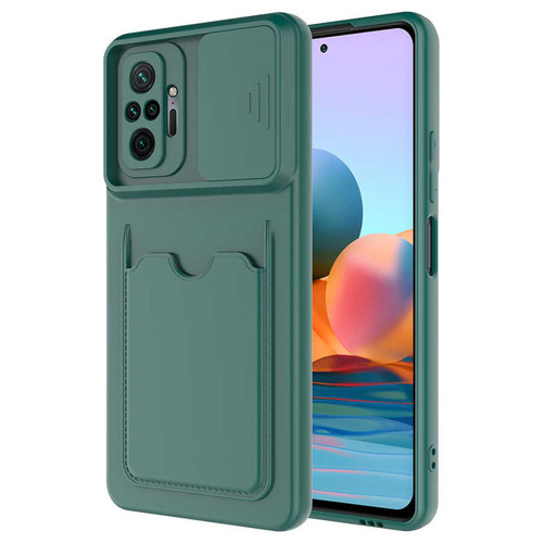 Redmi Note 10 Pro Kılıf NVTH Kartix Kapak - Koyu Yeşil