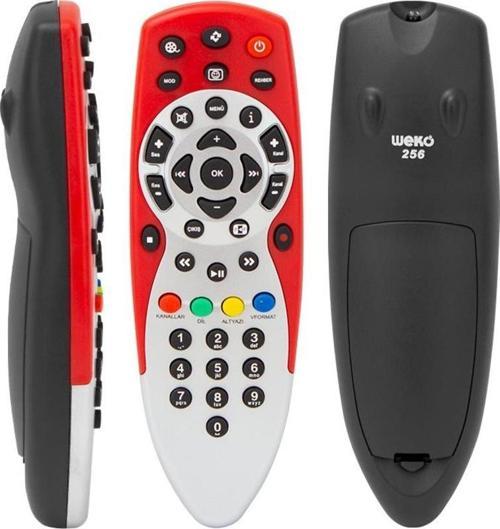 DIGITURK DT-8003 HD PLUS KIRMIZI UYDU KUMANDASI (2818)