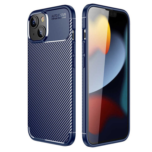 iPhone 14 Uyumlu NVTH Negro Silikon Kılıf-Lacivert