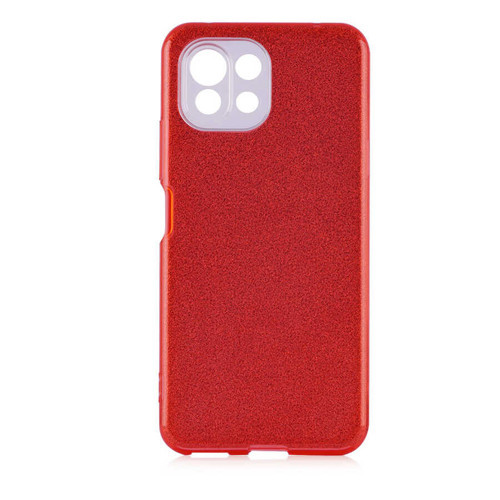 Mi 11 Lite Kılıf NVTH Shining Silikon - Kırmızı
