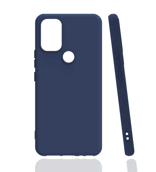 İnfinix Smart 5 Kılıf NVTH Biye Silikon - Lacivert