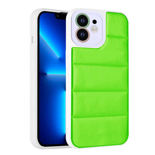iPhone 11 Uyumlu Kamera Korumalı AiHTTgli Renkli NVTH Seksek Kılıf-Yeşil