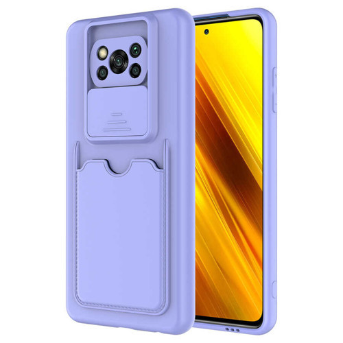 Poco X3 Kılıf NVTH Kartix Kapak - Lila