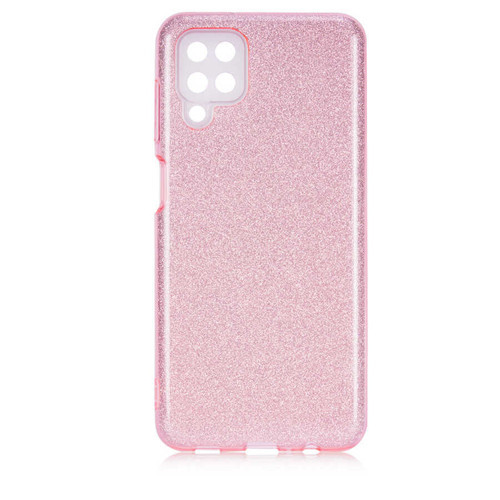 Galaxy A12 Kılıf NVTH Shining Silikon - Rose Gold