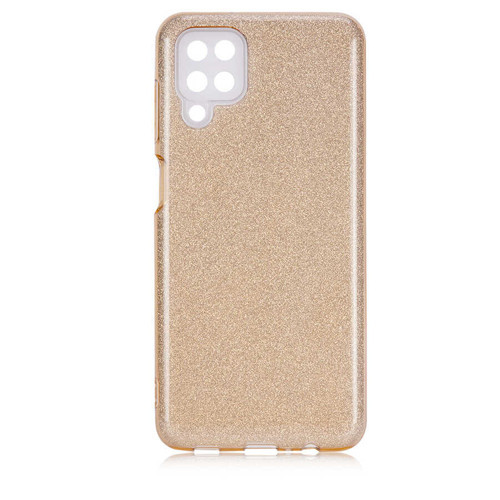 Galaxy A12 Kılıf NVTH Shining Silikon - Gold