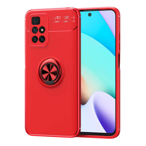 Redmi 10 Kılıf NVTH Ravel Silikon Kapak - Kırmızı
