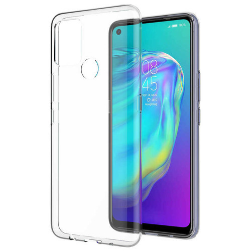 Tecno Pova Kılıf NVTH Süper Silikon Kapak - Renksiz