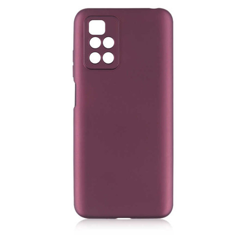 Redmi 10 Kılıf NVTH Premier Silikon Kapak - Mürdüm
