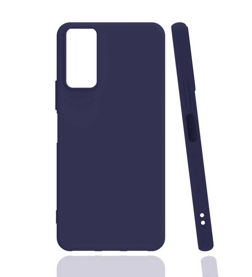 Galaxy A03S Kılıf NVTH Biye Silikon - Lacivert
