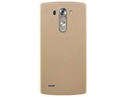 LG G3 Kılıf NVTH Premier Silikon Kapak - Gold