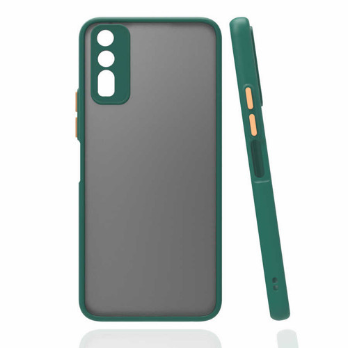 Vivo Y20S Kılıf NVTH Hux Kapak - Koyu Yeşil