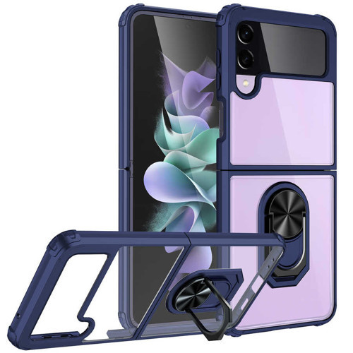 Galaxy Z Flip 3 Kılıf NVTH Mola Kapak - Lacivert