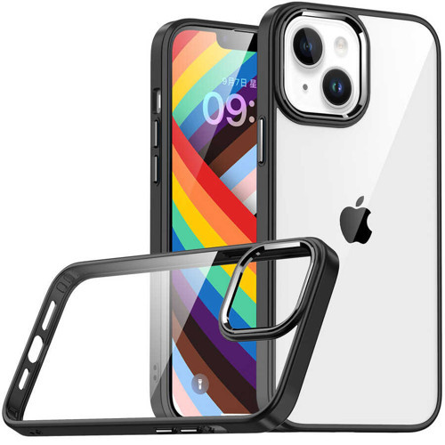 iPhone 14 Plus Uyumlu NVTH Flora Kılıf-Siyah