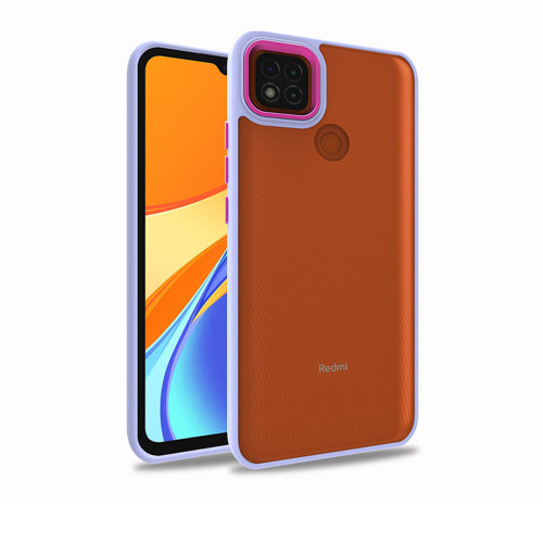 Redmi 9C Kılıf NVTH Flora Kapak - Lila