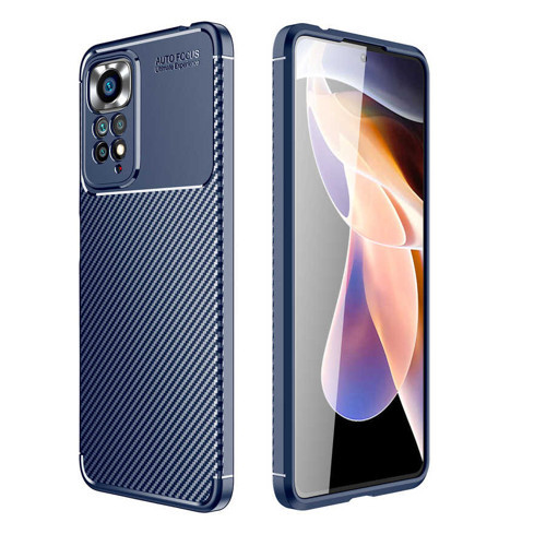 Redmi Note 11 Global Kılıf NVTH Negro Silikon Kapak - Lacivert