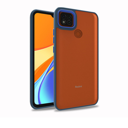 Redmi 9C Kılıf NVTH Flora Kapak - Mavi