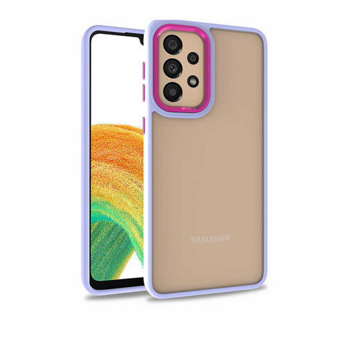 Galaxy A32 4G Kılıf NVTH Flora Kapak - Lila