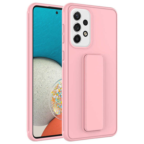 Galaxy A33 5G Kılıf NVTH Qstand Kapak - Pembe