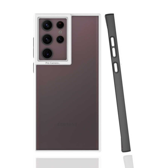 Galaxy S22 Ultra Kılıf NVTH Mima Kapak - Siyah