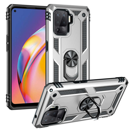 Reno 5 Lite Kılıf NVTH Vega Kapak - Gri