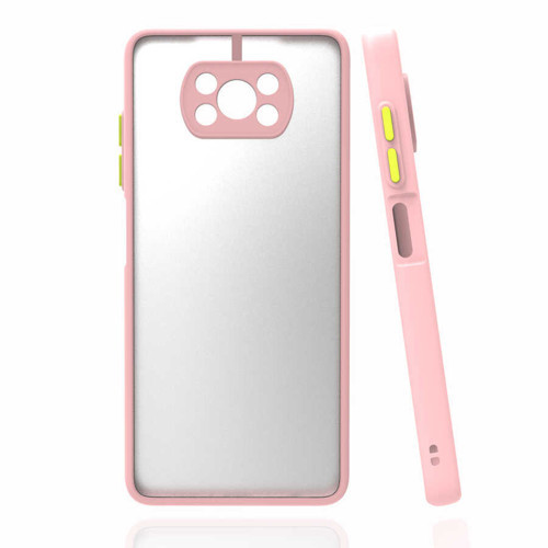 Poco X3 Kılıf NVTH Hux Kapak - Pembe