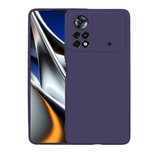 Poco M4 Pro 4G Kılıf NVTH Premier Silikon Kapak - Lacivert