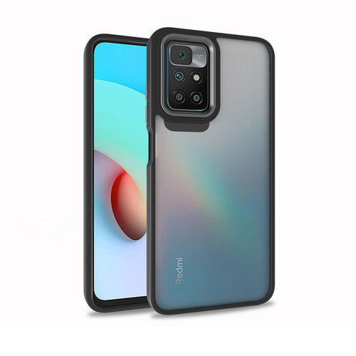 Redmi 10 Kılıf NVTH Flora Kapak - Siyah