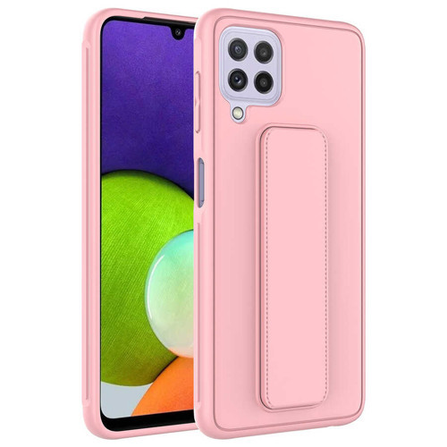Galaxy M32 Kılıf NVTH Qstand Kapak - Pembe