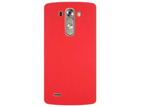 LG G3 Kılıf NVTH Premier Silikon Kapak - Kırmızı