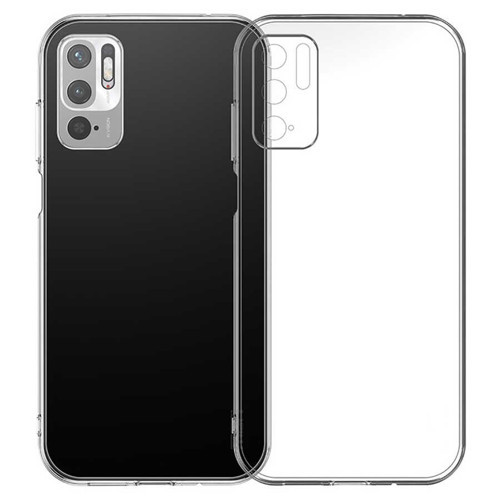 Poco M3 Pro Kılıf NVTH Kamera Korumalı Süper Silikon Kapak - Renksiz