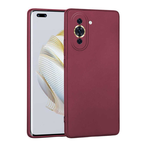 Huawei Nova 10 Pro Kılıf NVTH Premier Silikon Kapak - Mürdüm