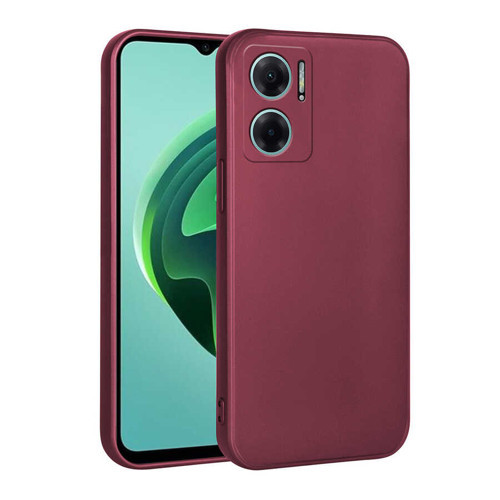 Redmi Note 11E Kılıf NVTH Premier Silikon Kapak - Mürdüm