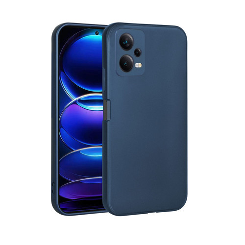 Redmi Note 12 5G Kılıf NVTH Premier Silikon Kapak - Lacivert