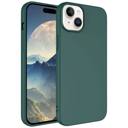 iPhone 15 Plus Uyumlu NVTH LSR Lansman Kılıf-Koyu Yeşil