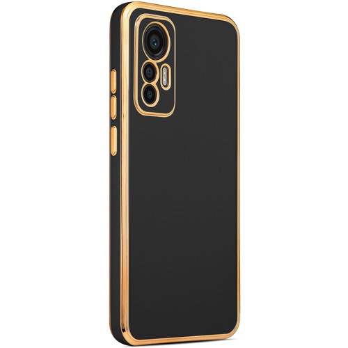 Mi 12 Lite Kılıf NVTH Bark Kapak - Siyah