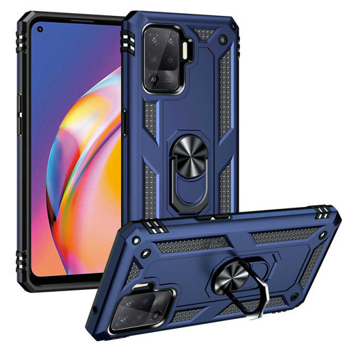 Reno 5 Lite Kılıf NVTH Vega Kapak - Mavi