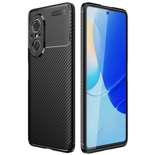 Huawei Nova 9 SE Kılıf NVTH Negro Silikon Kapak - Siyah
