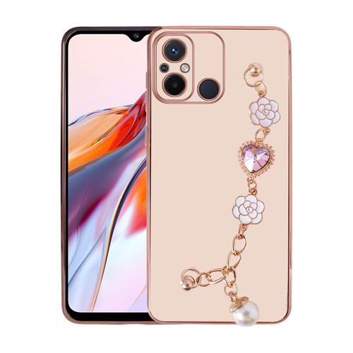 Redmi 12C Kılıf El Tutamaçlı Kamera Korumalı NVTH Taka Silikon Kapak - Pembe