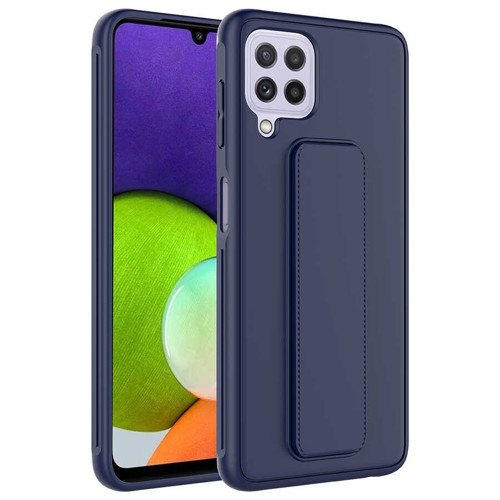 Galaxy M32 Kılıf NVTH Qstand Kapak - Lacivert