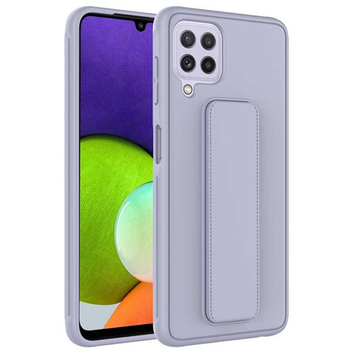 Galaxy M32 Kılıf NVTH Qstand Kapak - Gri