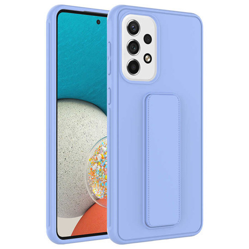 Galaxy A33 5G Kılıf NVTH Qstand Kapak - Lila