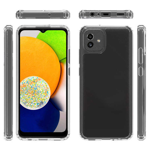 Galaxy A04E Kılıf NVTH 2mm Anti Shock Silikon - Renksiz