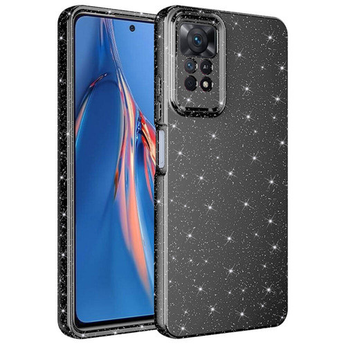 Redmi Note 12 Pro 4G Kılıf Kamera Korumalı Simli Lüks NVTH Koton Kapak - Gri